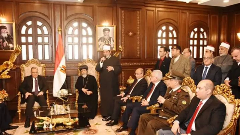 غراب يهنيء الأنبا تيموثاوس أسقف الزقازيق ومنيا القمح بعيد الميلاد المجيد