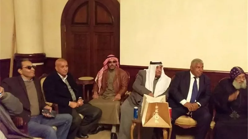 وفد من مستقبل وطن يقدم التهنئة للاخوة الاقباط بمدينة رأس سدر