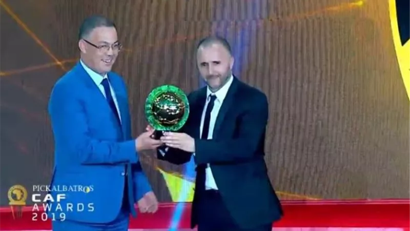 جمال بلماضى افضل مدرب فى افريقيا لعام 2019