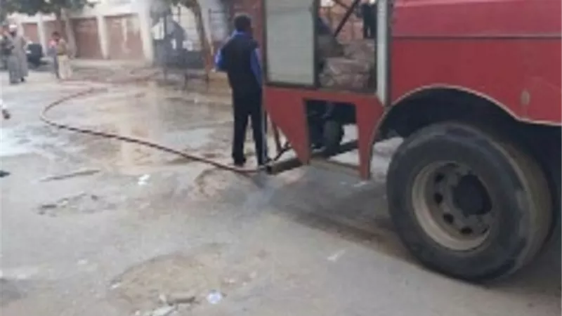 السيطرة على حريق بمدرسة إعدادية بنجع حمادي