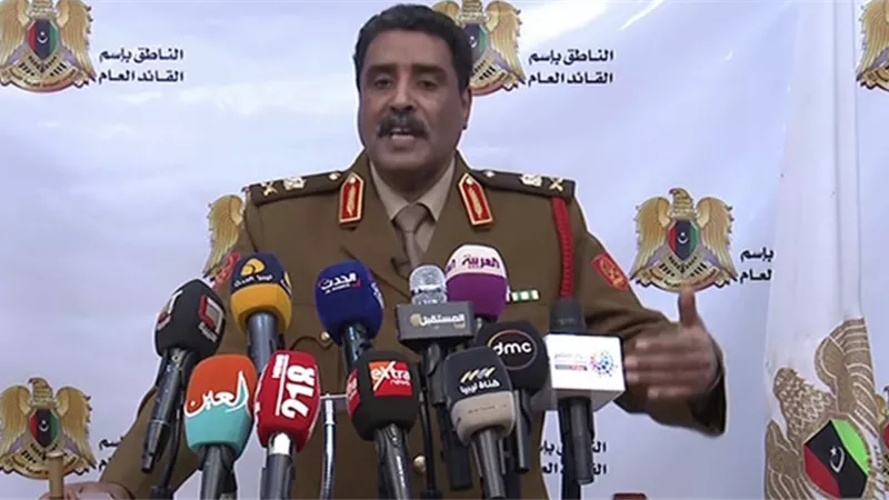المسماري : عثرنا على مدرعات تركية وأسلحة أثناء انسحاب الميلشيات من سرا
