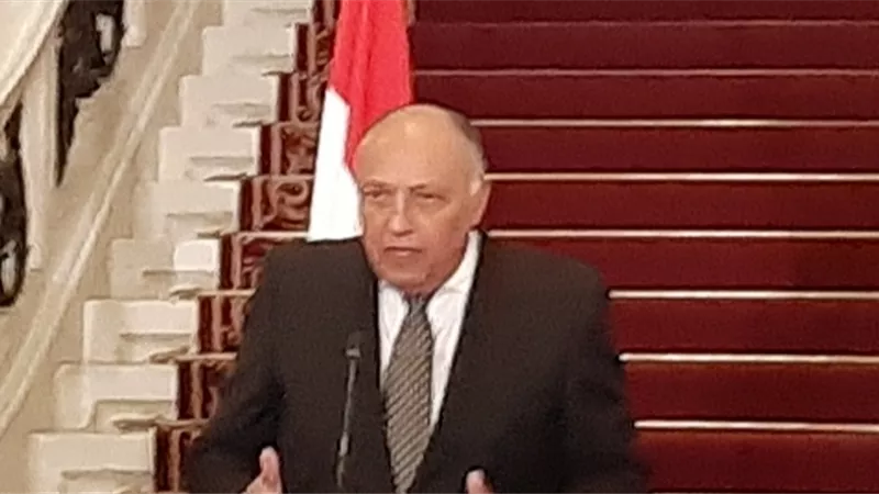 شكري : الدعم التركي متواصل لميليشيات تقودها عناصر متطرفة معروفة وعلى المجتمع الدولي السعي لمساعدة ليبيا