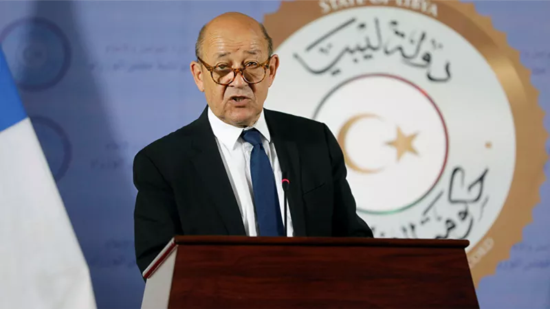 وزير الخارجية الفرنسى: نطالب تركيا باحترام سيادة الدول وقانون البحار