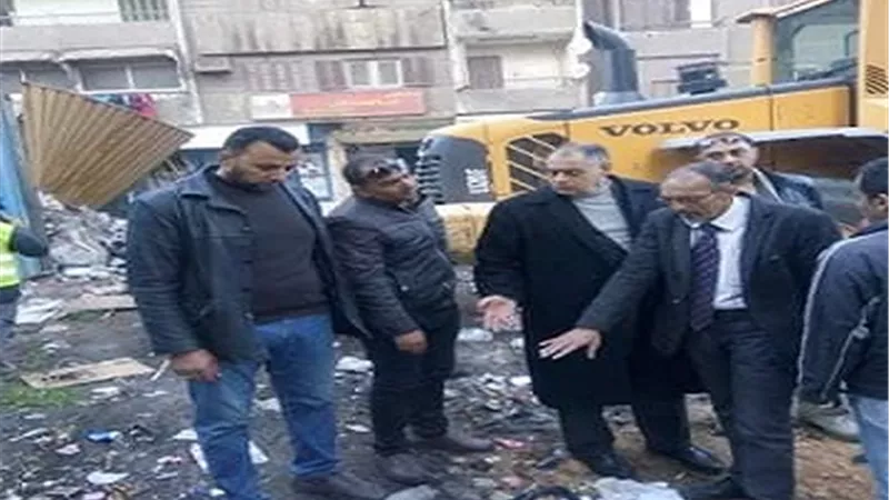 محافظة الجيزة تزيل اشغالات البوهي والقومية بشمال الجيزة