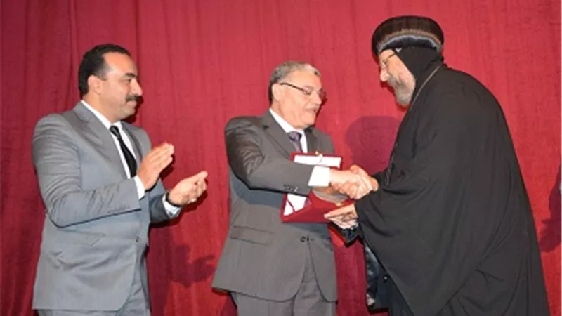 محافظ المنيا يشهد احتفالية المحافظة بعيد الميلاد