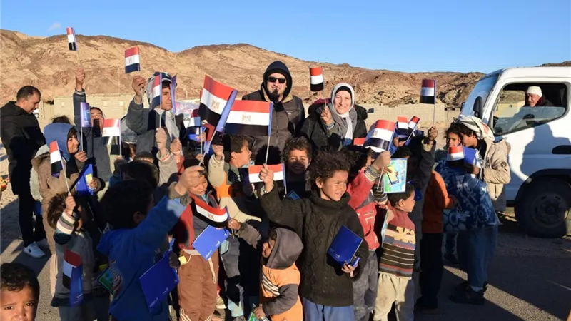 صناع الخير تطلق حملة الشتاء بجنوب ووسط سيناء..صور