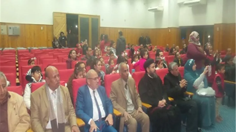 ثقافة الوادي الجديد تنظم احتفالية لتهنة الاقباط بعيد الميلاد المجيد
