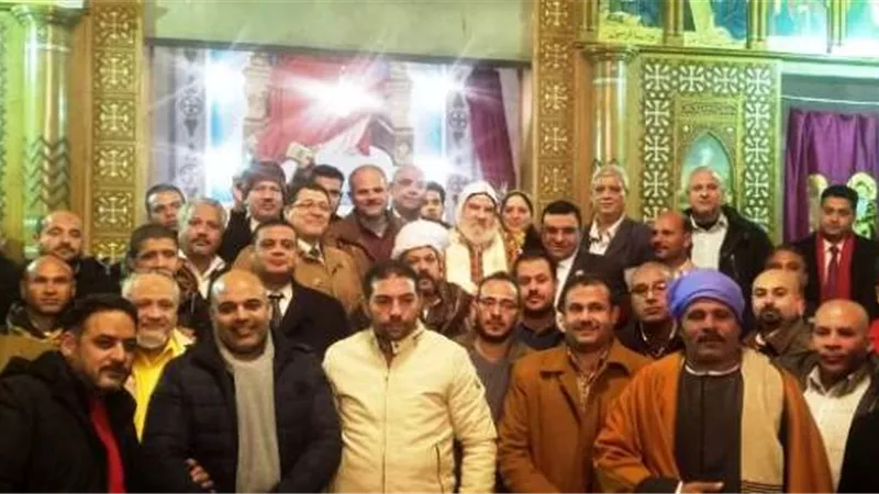 مستقبل وطن بدر يشارك الأخوة المسيحيين قداس أعياد الميلاد المجيد.. بالصور