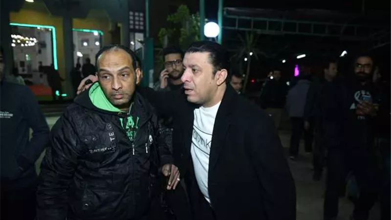 مصطفى كامل وحجازى يشاركان فى جنازة والد الفنان ايهاب توفيق .. صور