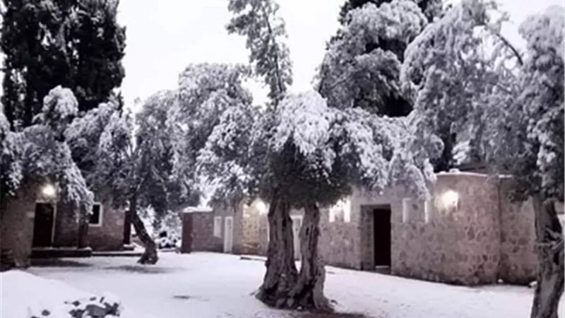 استمرار تساقط الثلوج على سانت كاترين