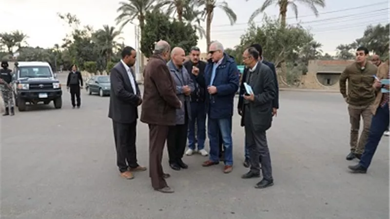 راشد يتابع شفط مياه الامطار بجنوب الجيزة وبولاق الدكرور