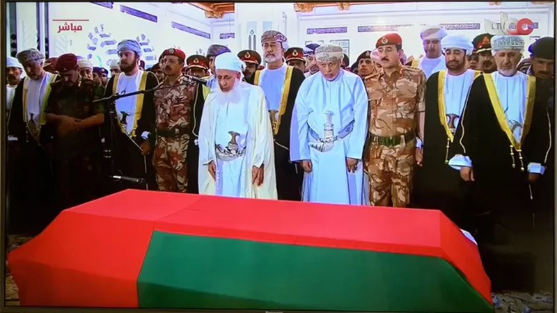عُمان تشيّع جنازة السلطان قابوس بن سعيد