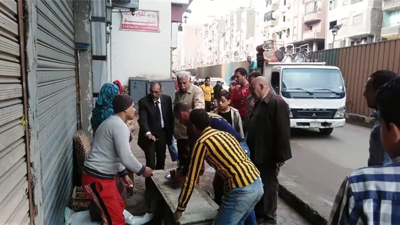 الجيزة تنظم حملات بأحياء شمال والوراق لرفع الاشغالات