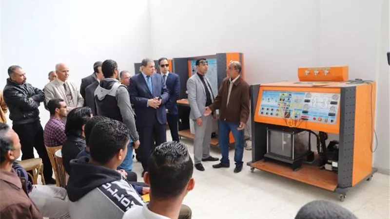 سعفان يتفقد مركز تدريب الرضوانية بالاقصر