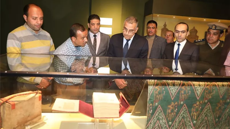 محافظ سوهاج يتفقد المتحف القومى وألاعمال الجارية بمشروع 