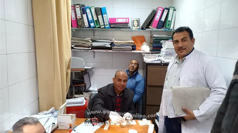 تحليل عشوائي عن المخدرات للعاملين بمستشفي المبرة بأسيوط