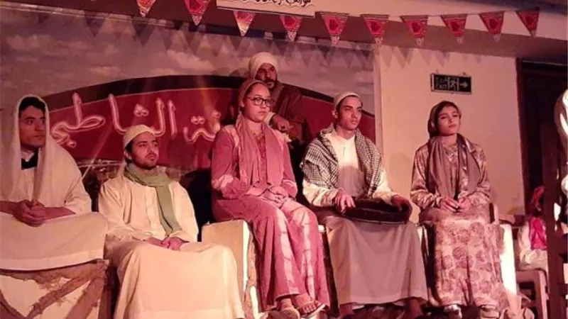 مصطبة شعبية عرض مسرحي للموهوبين بقصر الشاطبي
