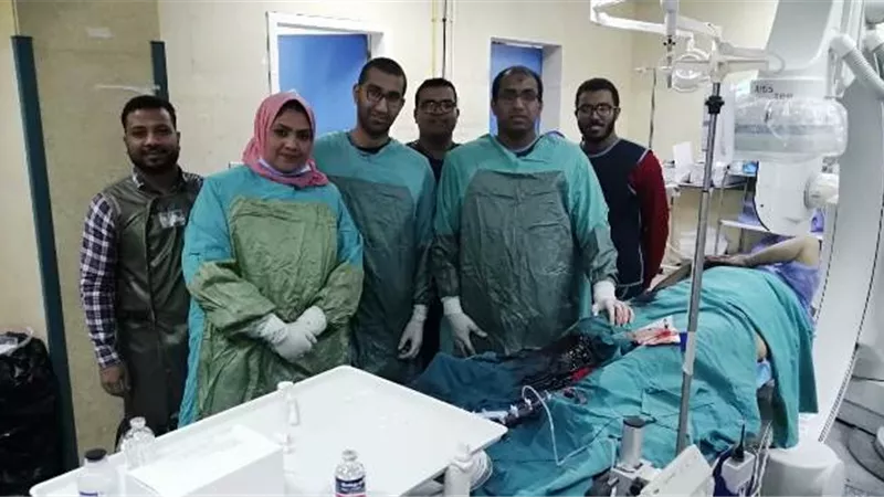 القسطرة التداخلية بمستشفى قنا الجامعى تنقذ قلب سيدة دون إجراء جراحة