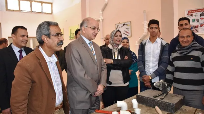 نائب رئيس جامعة السادات يشهد بدء الدورة التدريبة الثانية لمبادرة صنايعية مصر.. بالصور