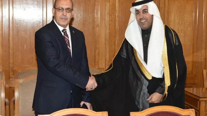 رسالة خطية من وزير خارجية ليبيا لرئيس البرلمان العربي حول أخر تطورات الأوضاع في بلاده