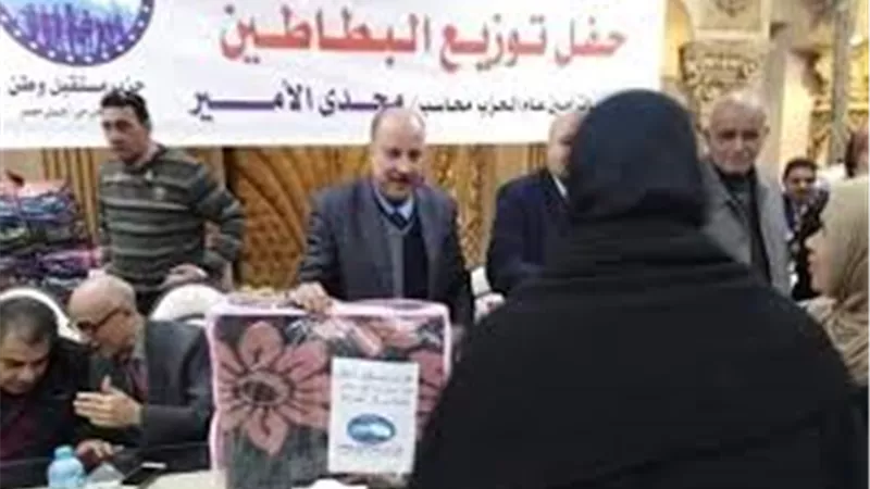 مستقبل وطن بالدقهلية : نستهدف توزيع نص مليون غطاء بنهاية الشتاء
