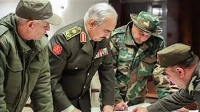 حفتر يطالب بإشراف دولى على وقف إطلاق النار