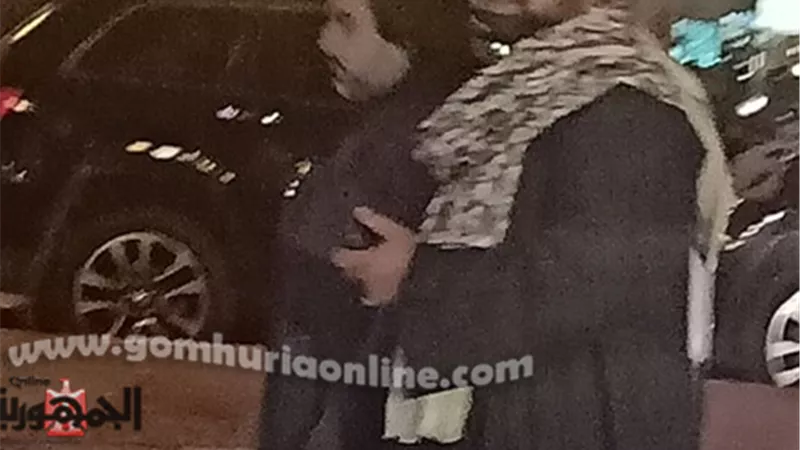 وصول المطرب حجازى متقال عزاء مدير أعمال محمد منير