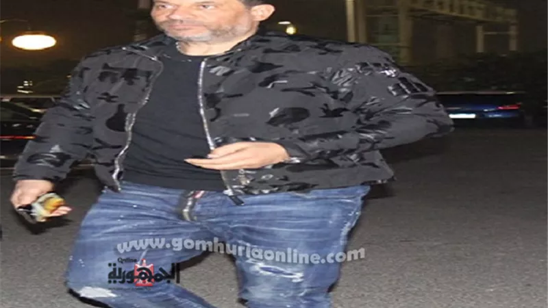 ماجد المصرى يشارك فى عزاء مدير أعمال محمد منير