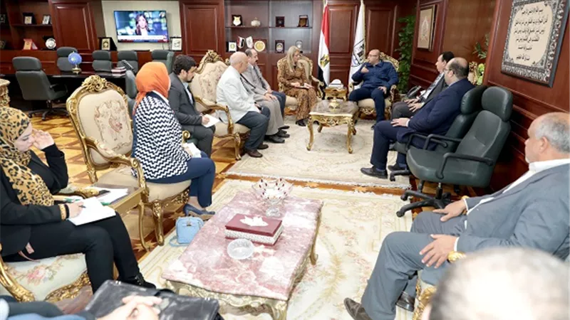 الغرفه التجاريه الرومانيه المصريه تبحث التعاون مع مستثمرى بنى سويف