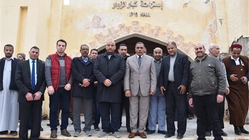 محافظ مطروح يتفقد منفذ السلوم البري ويتابع أعمال التطوير التي تتم بالمنفذ