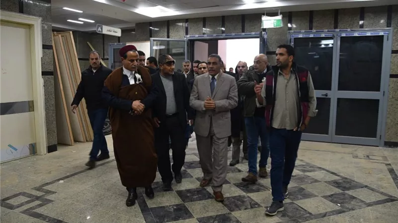 شعيب يتفقد مستشفى السلوم استعدادا لافتتاحها أبريل القادم