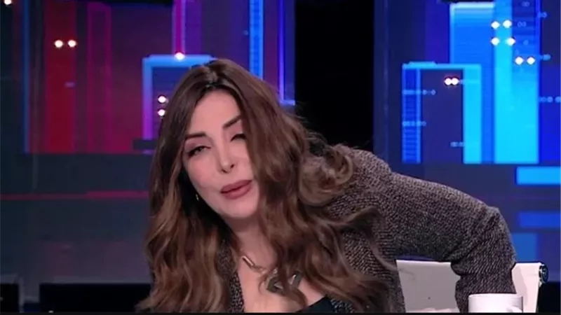 لبنى عسل تتعرض لموقف محرج على الهواء