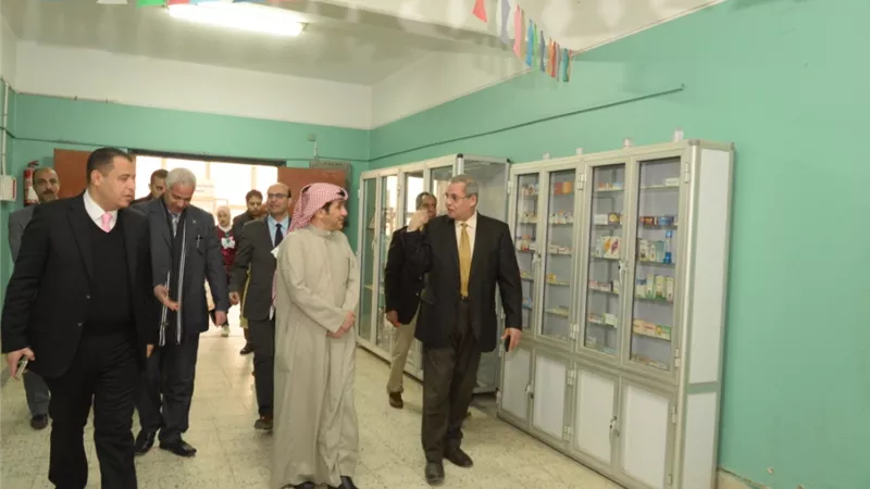 المستشار الثقافي للكويت يبدأ زيارة موسعة بجولة داخل عدد من كليات ومستشفيات الجامعة