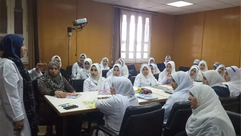صحة الشرقية تدرب طالبات تمريض هيهيا على مكافحة العدوى