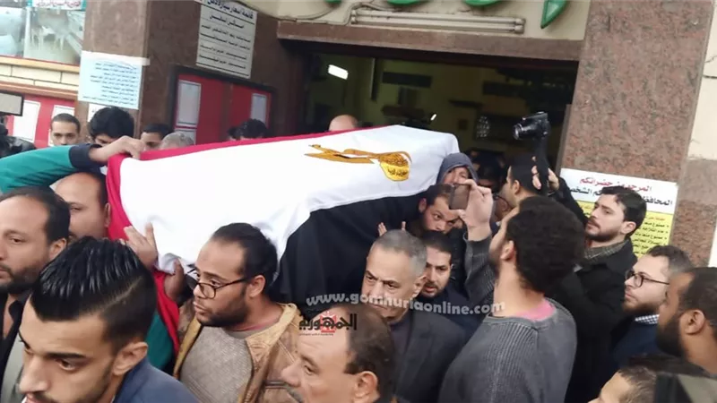 تشييع جثمان الفنانة ماجدة الصباحي في غياب نجوم الفن.. صور