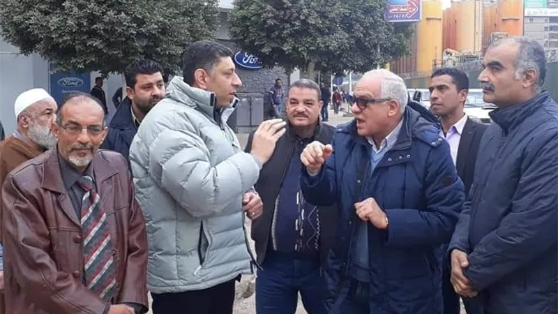 جولة الجمعة لمحافظ الجيزة بشارع سليمان اباظة للاستماع الي شكاوي المواطنين