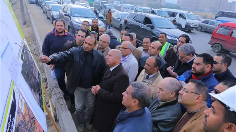 وزير النقل يتابع تطوير الطريق الدائري حول القاهرة الكبرى بتكلفة 5.3 مليار جنيه ..صور