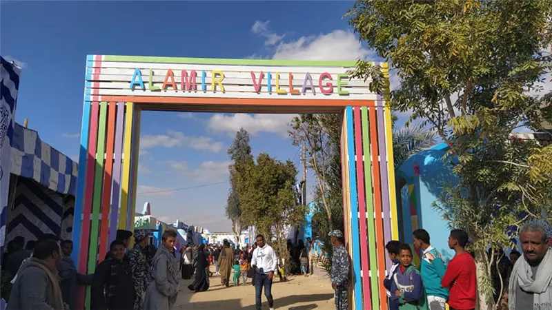 الأورمان ونادى روتارى يفتتحان قرية الأمير جنوب الأقصر