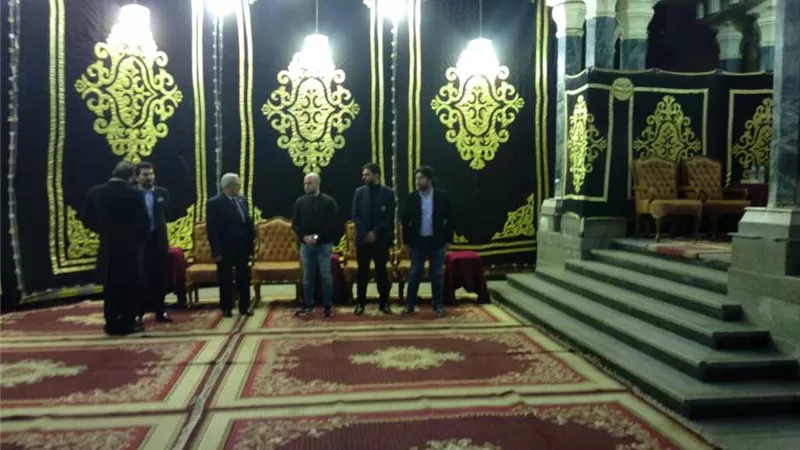 المنتج محسن علم الدين يتلقى عزاء الفنانة ماجدة الصباحي