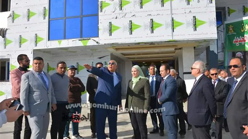 القباج تتفقد مركز تأهيل ذوى الاحتياجات الخاصة وتشيد بخدماته المتطورة بالوادى الجديد