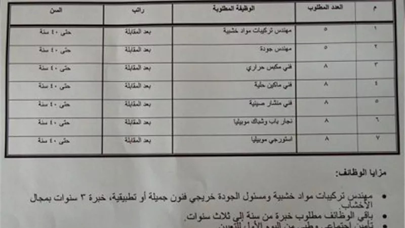 50 فرصة عمل شاغرة لشباب الإسماعيلية