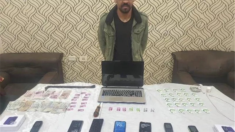 مسجل يسرق فرع شركة للاتصالات بالمطرية