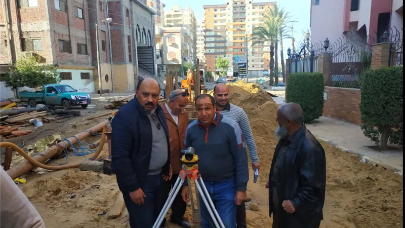 مياه شرب القناة: انتهاء مشكلة انسدادات شبكات الصرف الصحى خلف مبنى ديوان عام الإسماعيلية