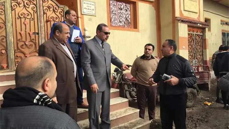 محافظ كفرالشيخ يتفقد الوحدة المحلية بإبشان
