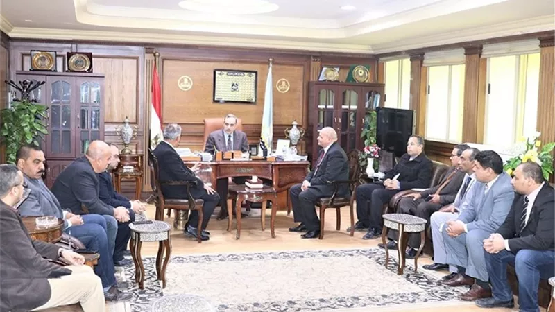 محافظ كفر الشيخ...خطة متكاملة لميكنة الخدمات بديوان المحافظة