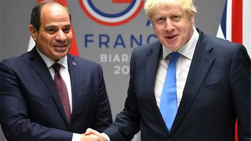 بدء مباحثات الرئيس السيسى ورئيس الوزراء البريطانى