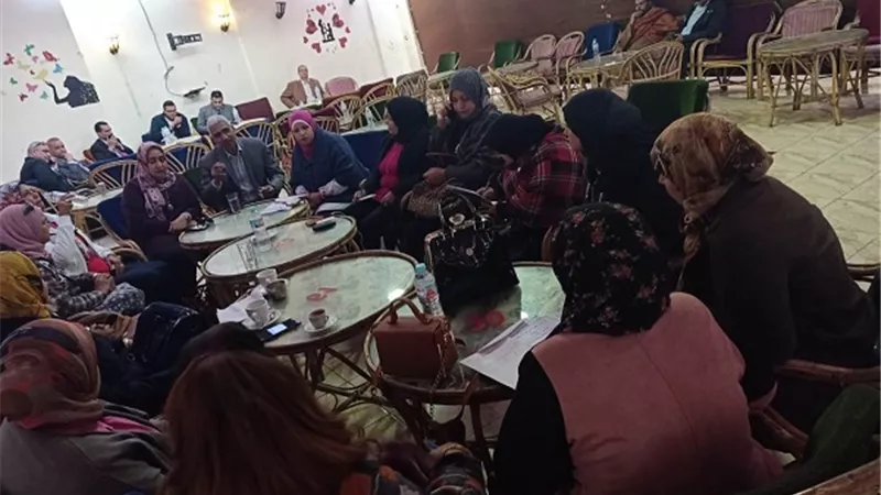 مستقبل وطن بقنا : مشغل بكل مركز لتدريب الفتيات على الحرف اليدوية