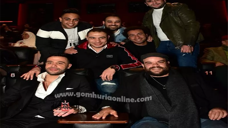 محمد إمام وأمينه خليل ونجوم الفن في العرض الخاص لفيلم 