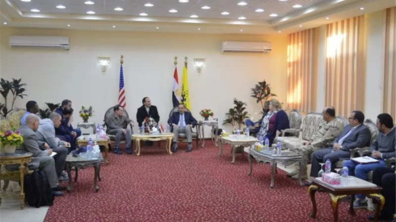 المتحدث العسكري : وفد من الكونجرس الأمريكى يزور شمال سيناء