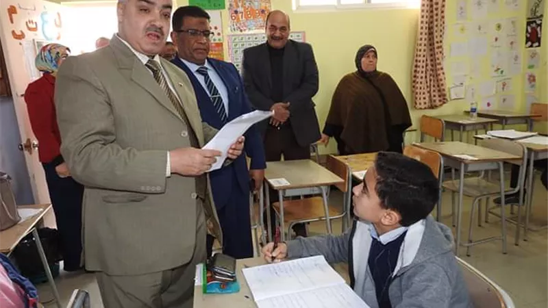 فى اليوم الاخير .. لوغاريتمات فى هندسة الاعدادية بالمنوفية